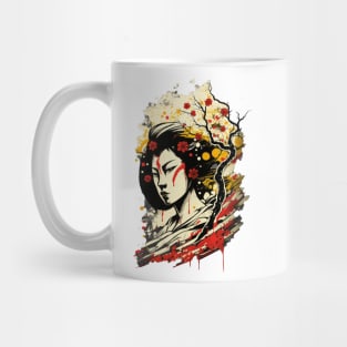 Fantasy asian woman Mug